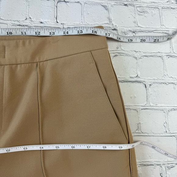 Vince woman’s front middle stich classic ankle pants mustard color size 10 - Picture 6 of 14